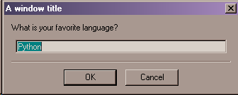 Text Entry Dialog Sample