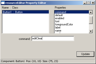 dialog info editor